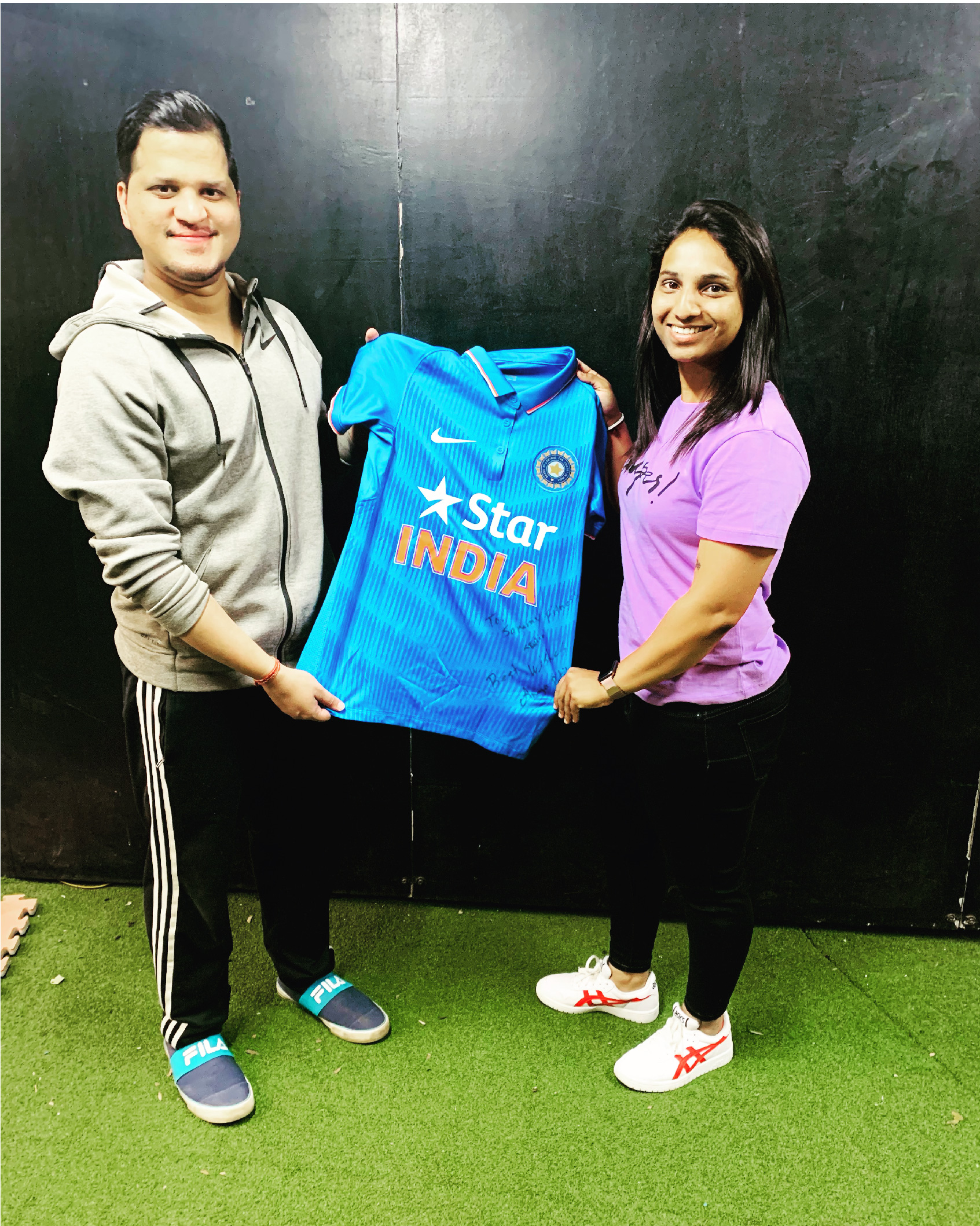 With Anuja Patil (Indian Cricketer)