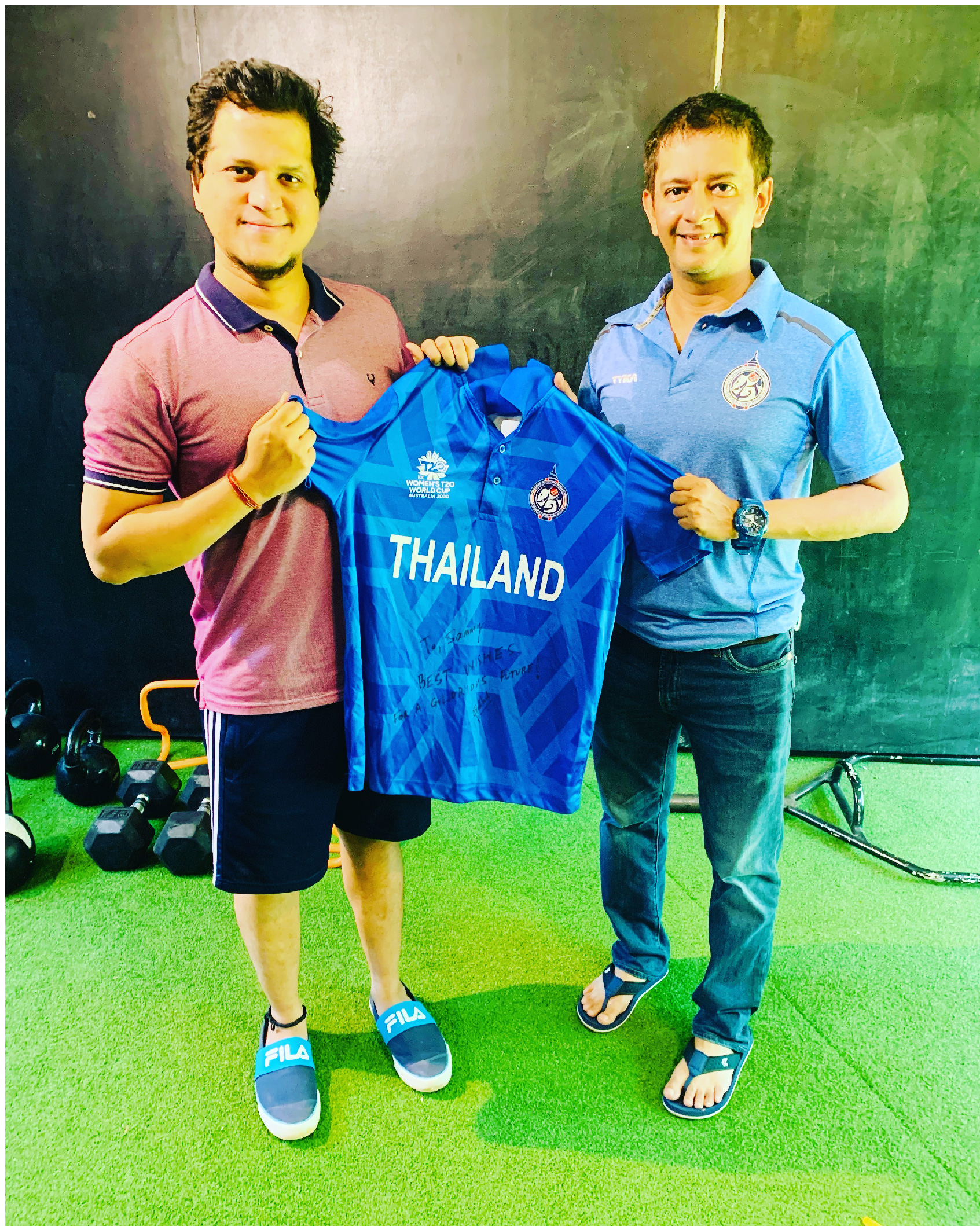 With Harshal Pathak (Head Coach Thailand)